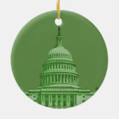 Décoration En Céramique Terminer Le Nouvel Accord Vert De L'Emploi (Dos)