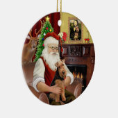 Décoration En Céramique Terrier gallois de Santas (Droite)