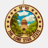 Décoration En Céramique Texas (Dos)