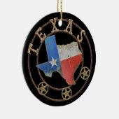 Décoration En Céramique Texas Map Barn Art (Droite)