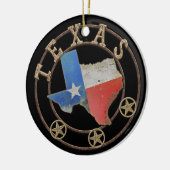 Décoration En Céramique Texas Map Barn Art (Gauche)