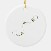 Décoration En Céramique Texte Personnalisable Cool D'Abeille (Dos)