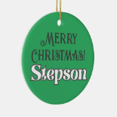 Décoration En Céramique Texte super Joyeux Noël Stepson (Droite)