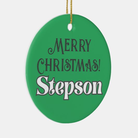 Décoration En Céramique Texte super Joyeux Noël Stepson (Droite)