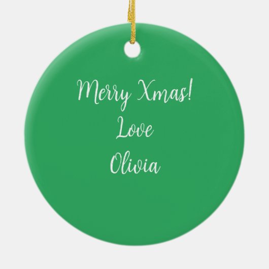 Décoration En Céramique Texte super Joyeux Noël Stepson (Dos)