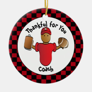 Décoration En Céramique Thank You Coach Gift - Personalized Keepsake