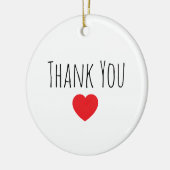 Décoration En Céramique Thank You Gift Ornament (Gauche)