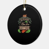 Décoration En Céramique Thanksgiving Family Motif - Les Restes Sont Pour Q (Gauche)