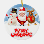 Décoration En Céramique The Christmas Crew  (Devant)