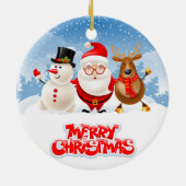 Décoration En Céramique The Christmas Crew  (Dos)