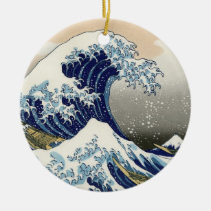 Décoration En Céramique The Great Wave of Kanagawa - Katsushika Hokusai