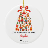 Décoration En Céramique The Nutcracker Custom Ballet Role Christmas (Dos)