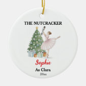 Décoration En Céramique The Nutcracker Custom Name & Photo Ballet Keepsake (Devant)