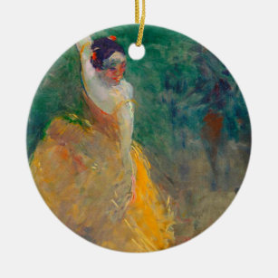 Décoration En Céramique The Spanish Dancer By Henri De Toulouse Lautrec