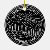 Décoration En Céramique Theodore Roosevelt National Park Monoline (Dos)