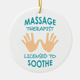 Décoration En Céramique Thérapeute de massage