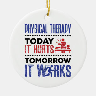 Décoration En Céramique Thérapie Physique Aujourd'Hui Il Fait Mal Demain I