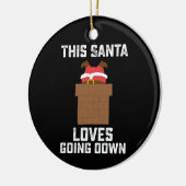 Décoration En Céramique This Santa Loves Going (Gauche)