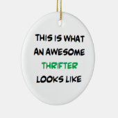 Décoration En Céramique thrifter, awesome (Droite)