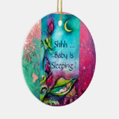 DÉCORATION EN CÉRAMIQUE THUMBELINA, PANIER À FLEURS ET BOUTEILLE (Droite)