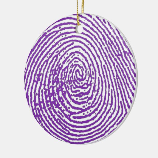 Décoration En Céramique thumbprint IMPRESSION DIGITALE (Gauche)