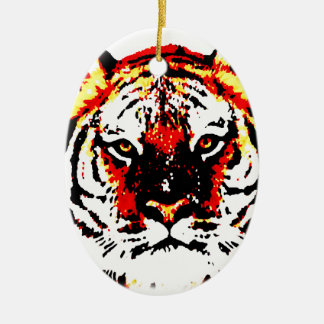 Décoration En Céramique Tigre sauvage