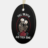 Décoration En Céramique 'Till Death Orament (Gauche)