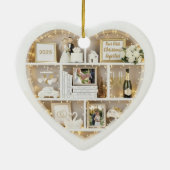 Décoration En Céramique Tiny Shelves Just Married First Christmas Together (Dos)