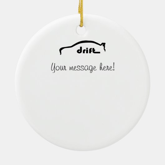 Décoration En Céramique Tir de roulement de l'évolution 9 (Dos)