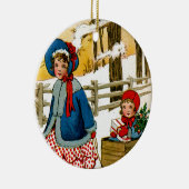 Décoration En Céramique Tirer la traîne (Droite)