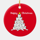 Décoration En Céramique Toilet Roll Xmas Tree Christmas Ornament (Dos)