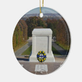 Décoration En Céramique Tombe d'Arlington du soldat inconnu, Wrea jaune (Gauche)