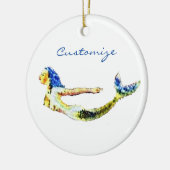 Décoration En Céramique Tonnelle de sirène de natation (Gauche)