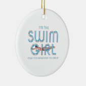 Décoration En Céramique TOP Je suis le nageur (Droite)