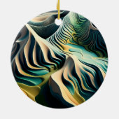 Décoration En Céramique Topographic currents (Dos)