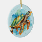 Décoration En Céramique Tortue à peinture mignonne (Droite)