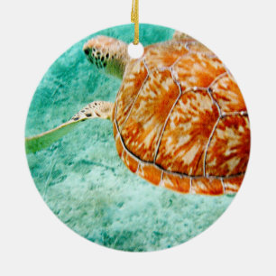 Décoration En Céramique Tortue de mer