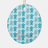 Décoration En Céramique Tortues bleues nager Thunder_Cove (Gauche)