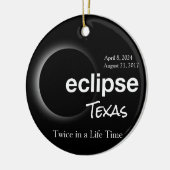 Décoration En Céramique Total Solaire Eclipse 2017 2024 - Texas (Gauche)