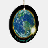 Décoration En Céramique Total Solaire Eclipse 2024 géométrie sacrée (Droite)