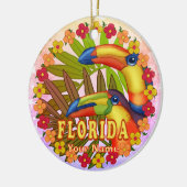 Décoration En Céramique Toucans de Floride (Gauche)