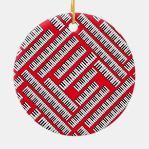 Décoration En Céramique Touches de piano