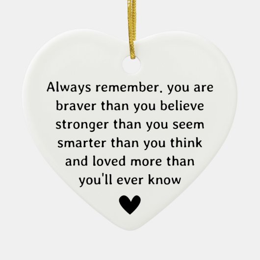 Décoration En Céramique Toujours se souvenir de l'inspiration (Devant)