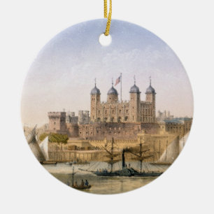 Décoration En Céramique Tour de Londres, c.1862 (litho de couleur)