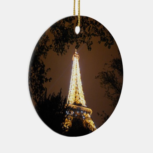 Décoration En Céramique Tour Eiffel la nuit (Droite)