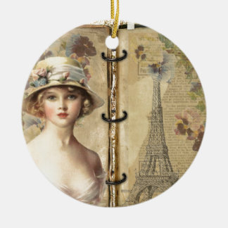 Décoration En Céramique Tour Eiffel vintage Paris & Française