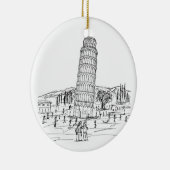 Décoration En Céramique tour penchée de Pise (Droite)