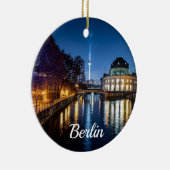 Décoration En Céramique Tour TV et île musée à Berlin, Allemagne (Droite)