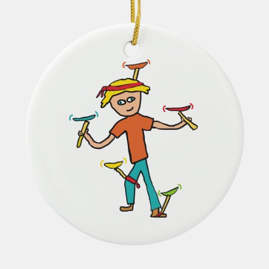 Décoration En Céramique Tournage de plaque (Devant)