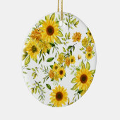 Décoration En Céramique Tournesol 8 (Droite)